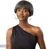Outre Fab & Fly Gray Glamour 100% Human Hair Full Wig - HH-MIKAH